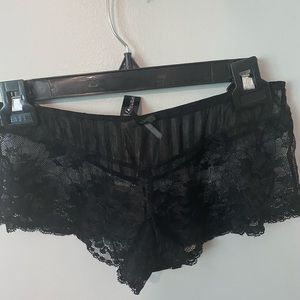 Set of 2 Black Lace Panty